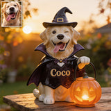 Fall Costume - Personalized Dog Solar Acrylic Light