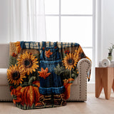 Scarecrow Fall Season - Personalized Autumn Blanket