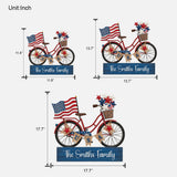 Land Of The Free - Personalized Independence Day/ 4th of July Custom Shaped Wood Sign