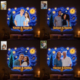 Beautiful Night Couple Gift - Personalized Couple Neon LED Light Sign
