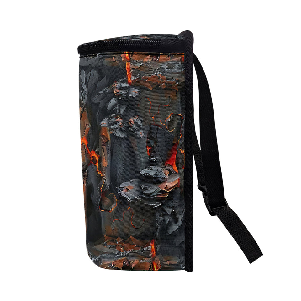 Volcanic Dragon - Personalized Dragon Portable Car Trash Can/ Organizer
