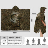 Love Fishing - Personalized Fishing Rain Poncho Coat