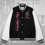 Country Girl - Personalized Hunting Varsity Jacket
