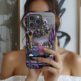 Mother And Daughters Forever Linked Together - Personalized Mother Full Print Phone Case