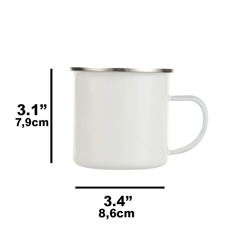 Just A Girl Who Loves Camping - Personalized Camping Enamel Mug