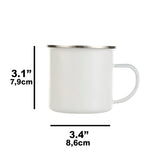 Just A Girl Who Loves Camping - Personalized Camping Enamel Mug