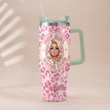 Hot Girl Water's Club, Gift for Women - Personalized Self love Tumbler With Plush Charm