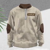 250th Anniversary Of The United States - Personalized Veteran Men Zip-Up Sweatshirt