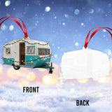 Love Camping Lovely Campers - Personalized Camping Transparent Ornament