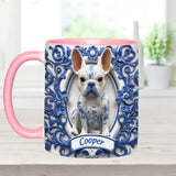 Cute French Bulldog - Personalized Dog Accent Mug