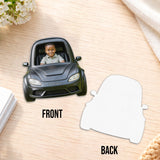 Custom From Photo And Vehicle - Personalized Kid Changeable Leather Patch Backpack