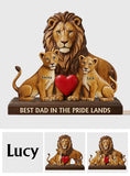 Best Dad Ever - Personalized Father Shaped Wooden Puzzle