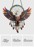 Majestic Eagle - Personalized Bald Eagle Window Hanging Suncatcher Ornament