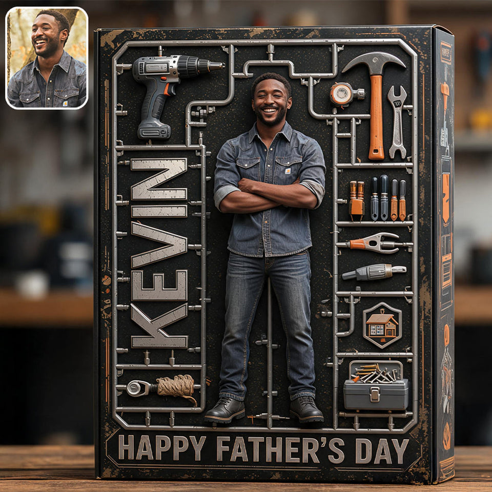 Can Fix Everything - Personalized Father Custom Shaped Acrylic Plaque