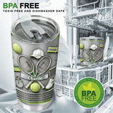 Love Tennis - Personalized Tennis Tumbler