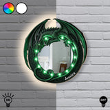 Amazing Dragon - Personalized Dragon Wall Mirror With LED Light
