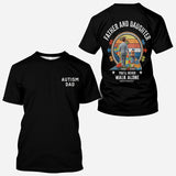 You'll Never Walk Alone - Personalized Autism Awareness All Over Shirt