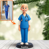 Proud Nurse - Personalized Nurse Custom Shaped Acrylic Plaque