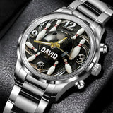 Bowling Ball - Personalized Bowling Hand Watch