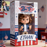 250 Anniversary - Personalized Kid Custom Shaped Acrylic Plaque