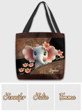 Love Elephant - Personalized Elephant Tote Bag