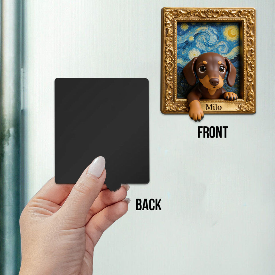 Custom Any Photo - Personalized Dog Magnet