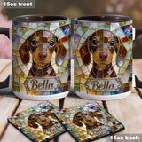 Love Dogs - Personalized Dog Accent Mug & Coaster