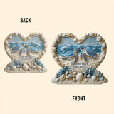 Forever By The Sea - Personalized Couple Custom Shaped Acrylic Plaque