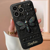 Gothic Witch - Personalized Witch Leather Phone Case