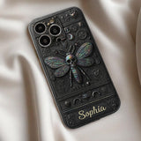 Gothic Witch - Personalized Witch Leather Phone Case