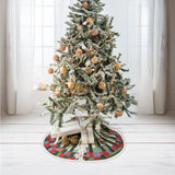 Skull Xmas Quilt Design - Personalized Skull Tree Skirt