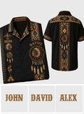 Proud Native - Personalized American Indian Hawaiian Shirt