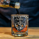 Proud Sailor - Personalized Boating Whiskey Glass