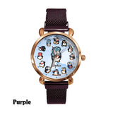 Just A Girl Who Loves Penguins - Personalized Penguin Lover Women Hand Watch