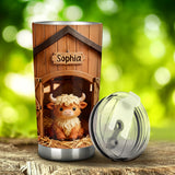 Cute Higland Cow - Personalized Highland Cow Tumbler