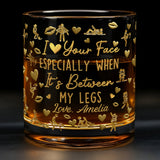 I Love You - Personalized Couple Whiskey Glass