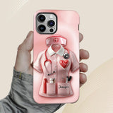 Nurses Are The Heart of Healthcare - Personalized Nurse Full Print Phone Case