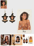 Be A Witch - Personalized Witch Earrings With Card