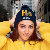 Alphabet Construction Vehicles - Personalized Kid Beanie Hat