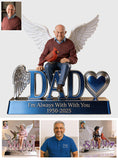 I'm Always With You - Personalized Memorial Custom Shaped Acrylic Plaque