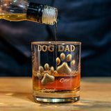 Dog Dad/ Mom.... - Personalized Dog Whiskey Glass