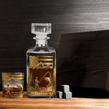 Fishing For Life - Personalized Fishing Whiskey Decanter Set