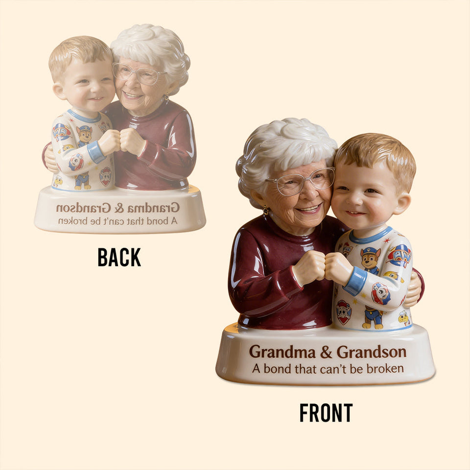 Eternal Bond - Personalized Grandma Custom Shaped Acrylic Plaque