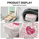 To My Mom - Personalized Mother Jewelry Box With LED Mirror