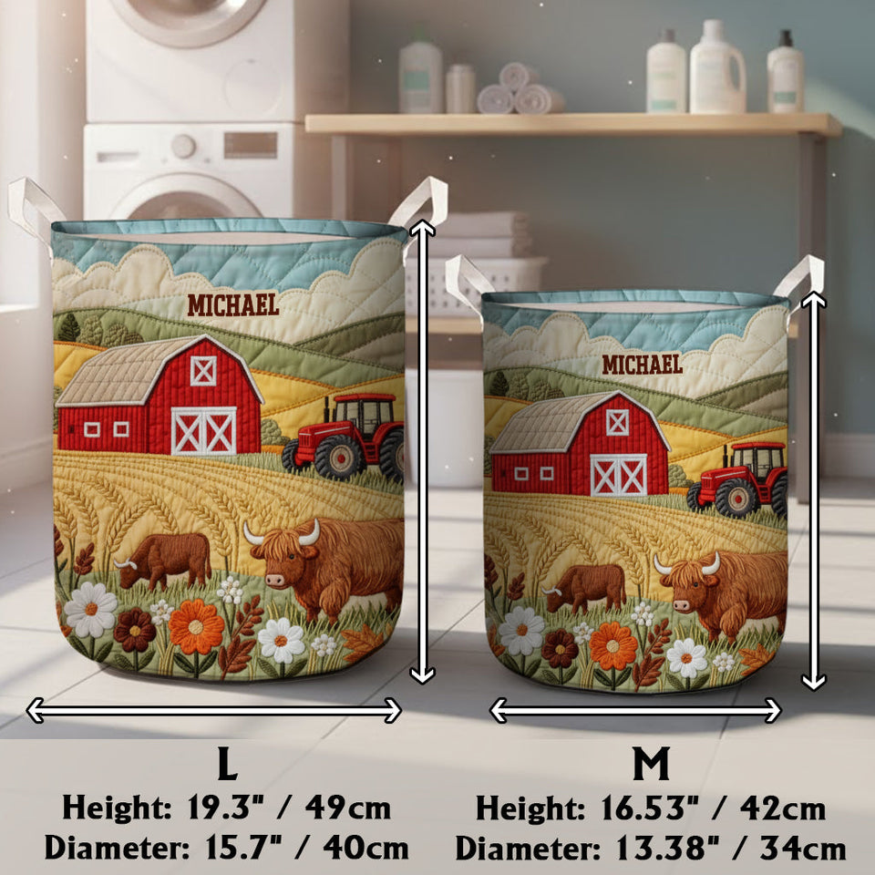 Farm Life - Personalized Farmer Storage Basket
