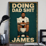 Best Time Of Day - Personalized Father Canvas And Poster