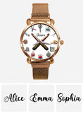 Crochet Time - Personalized Crocheting Women Hand Watch
