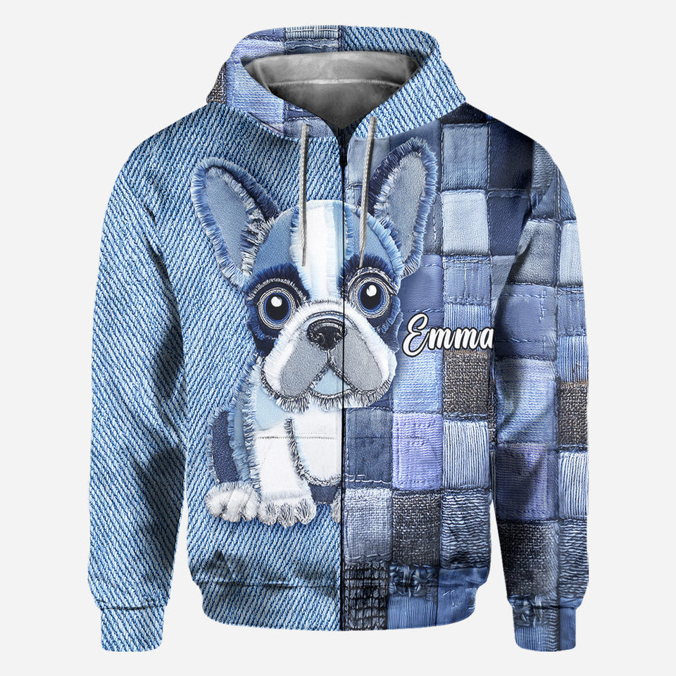 Love French Bulldog - Personalized Dog All Over Shirt