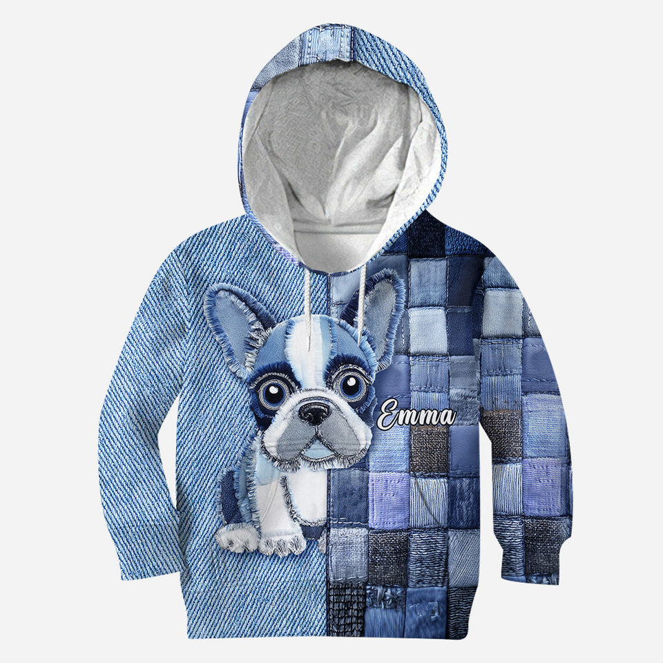 Love French Bulldog - Personalized Dog All Over Shirt