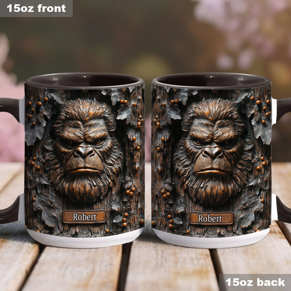 Sasquatch - Personalized Camping Accent Mug
